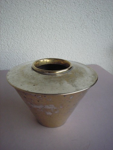Versilberte vase - versilberte,