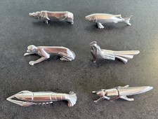 6 MESSERBÄNKCHEN - ART DECO