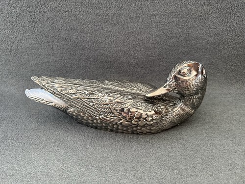 Antik silber ente figur - ente,