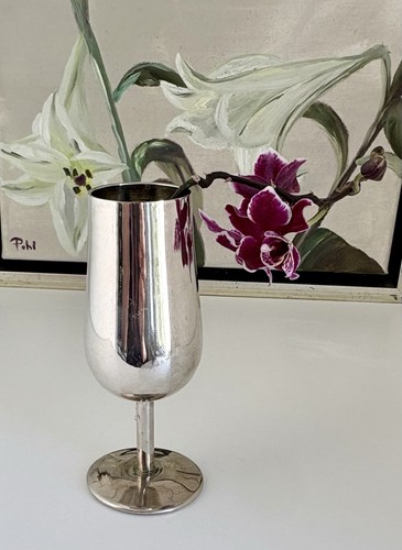 Kelch vase versilbert - kelch,