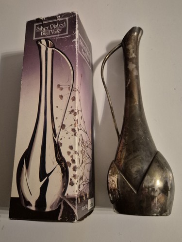 Vintage versilbert vase - versilbert, 400