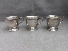 3 Tassen Becher Hotelsilber