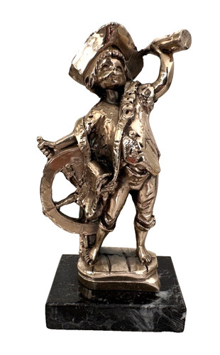 Italienische piratenfigur mit - piratenfigur,