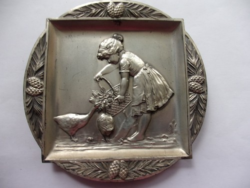 Antiker jugendstil wandteller - antiker,