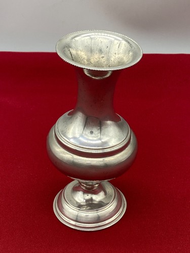Kleine vase metall versilbert - kleine,